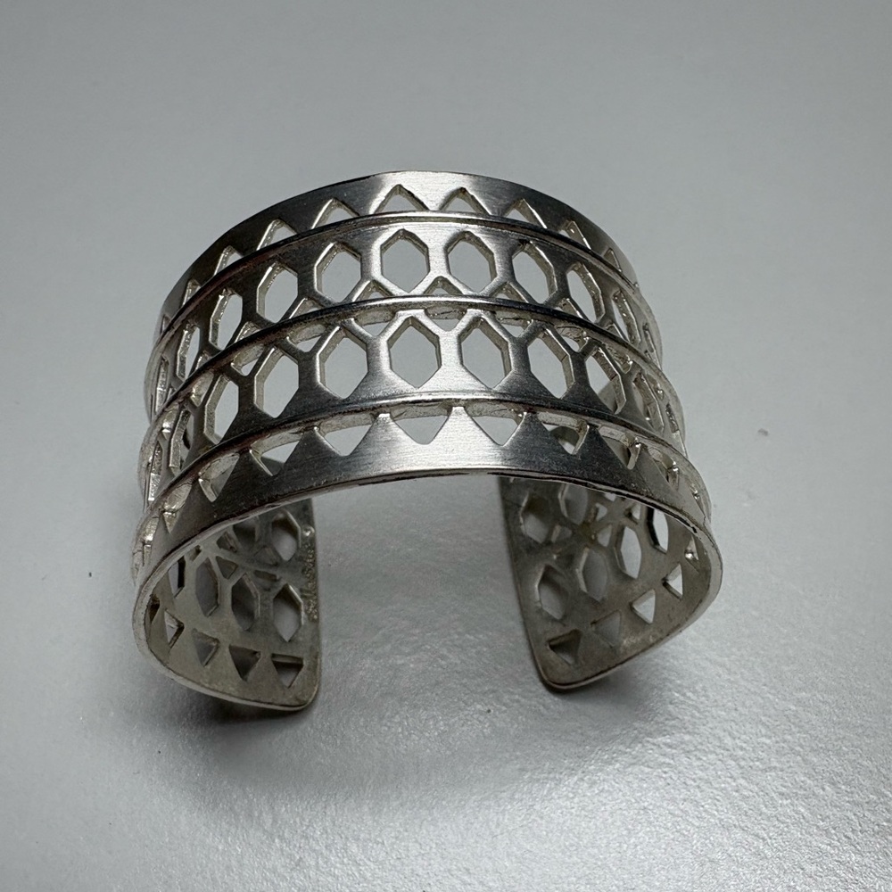 Stella & Dot Brushed Silver Cuff